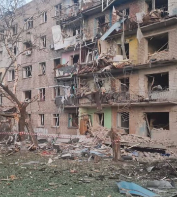 По Харківщні вночі РФ вдарила керованою авіабомбою (Фото)