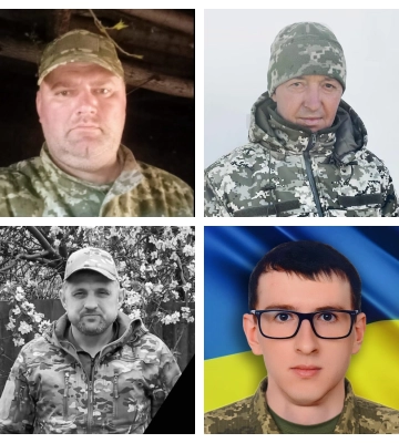 На Рівненщині прощалися із чотирма загиблими військовослужбовцями