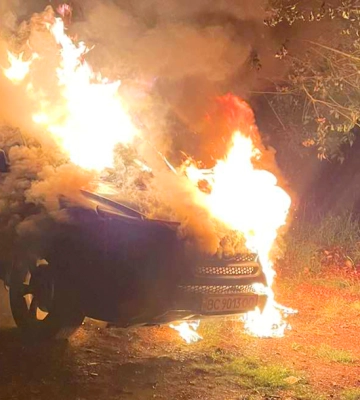 У Соснівці згорів автомобіль