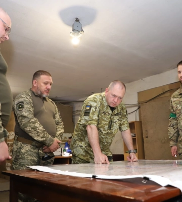 Сергій Дейнеко побував на позиціях прикордонників «Сталевого кордону» та Харківського загону