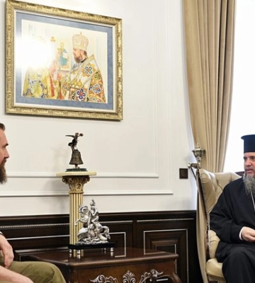 Митрополит Эпифаний провел встречу с министром образования и науки Украины