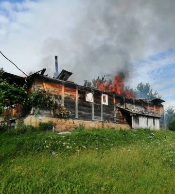 На Тячівщині сталася пожежа