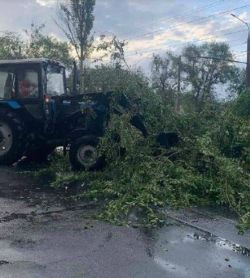 У Запоріжжі був сильний дощ із грозою: наслідки негоди