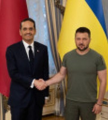 Зеленський зустрівся прем’єр-міністром Катару: обговорювали надання гуманітарної допомоги та формулу миру