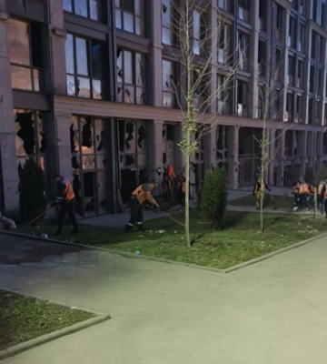 Ракетний удар по будинку у Дніпрі: Зеленський оприлюднив відео з наслідками