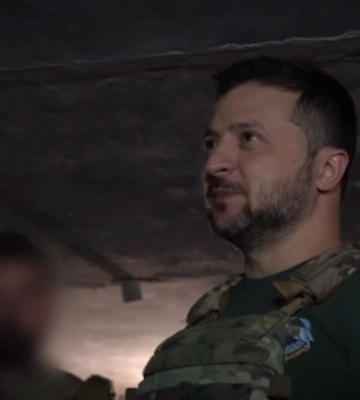 У День ССО Зеленський відвідав передові позиції на бахмутському напрямку
