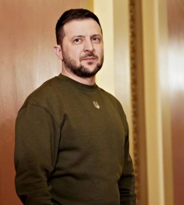 Позиції українських військових під Бахмутом відвідав Володимир Зеленський