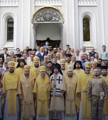 Литургию в храме Собора Киевских святых возглавил предстоятель ПЦУ