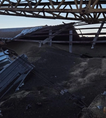 Вночі ворог скерував ударні безпілотники на аграрні підприємства Херсонщини