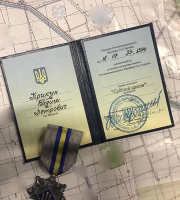 Командир окремого загону луцького батальйону отримав почесну нагороду від Залужного