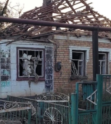 Ворог уночі двічі обстріляв Нікопольський район