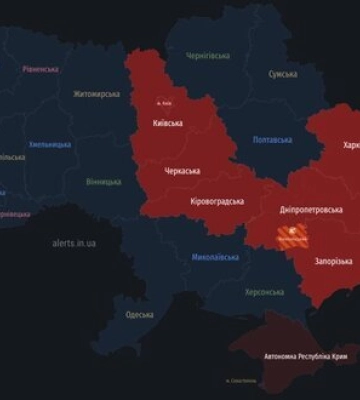 Ночью 31 июля в Киеве и в ряде областей объявляли воздушную тревогу