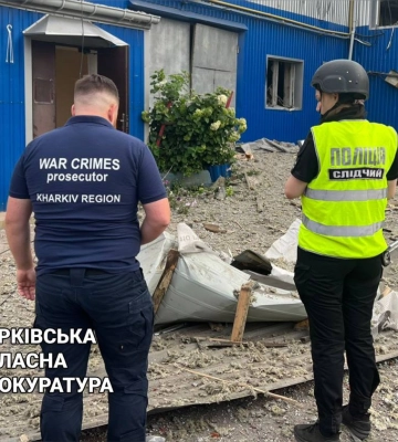 В Харькове от ракетного удара пострадал 61-летний охранник (фото с места)