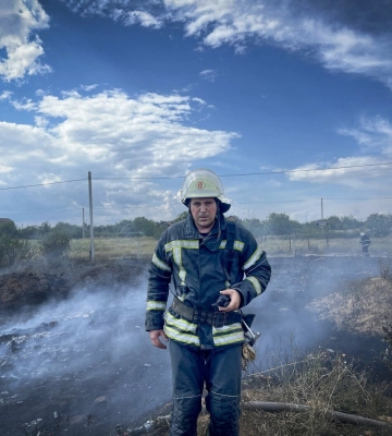 В Одеській області згоріло 10000 квадратних метрів сухої трави