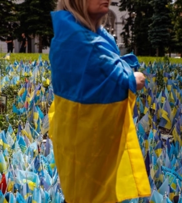 «Пам&#039;ятайте про Оленівку»: у Києві вшанували пам&#039;ять загиблих в колонії українських військовополонених (фоторепортаж)