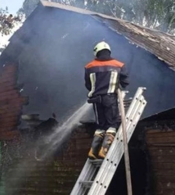 У Луцькому районі горів житловий будинок 