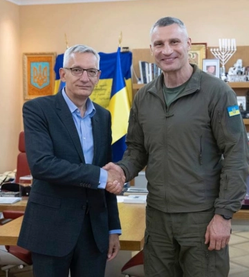 Кличко обговорив з новим послом ФРН в Україні сприяння вступу до ЄС