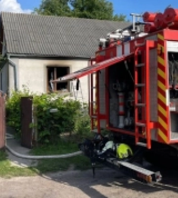 В палаючому будинку на Рівненщині загинув чоловік