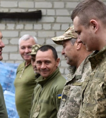 Полтавських тероборонівців, які воюють на Донеччині, відзначили нагородами