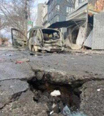 Волонтер з Норвегії потрапив під російський удар по центру Херсона