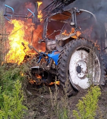 На Рівненщині на міні підірвався трактор