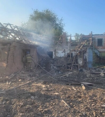 У Запорізькій області внаслідок ворожих обстрілів поранено чоловіка