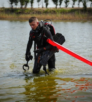 Водолази-сапери обстежили майже 20 гектарів акваторії на Миколаївщині: в ДСНС розповіли про складнощі розмінування