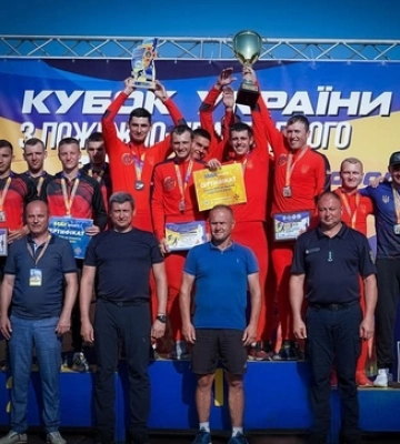 Волинські рятувальники вибороли Кубок України з пожежно-прикладного спорту 