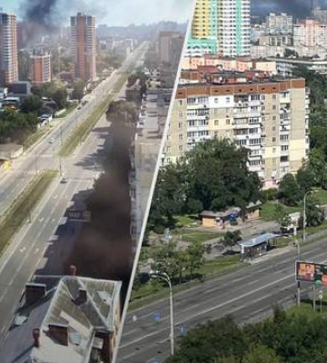 У Києві на Оболоні виникла велика пожежа: що горить