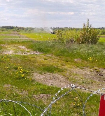 На Херсонщині тракторист наїхав на російську міну