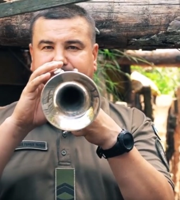 Харківські нацгвардійці виконали хіт “Гуцулка Ксеня”: кліп (відео)
