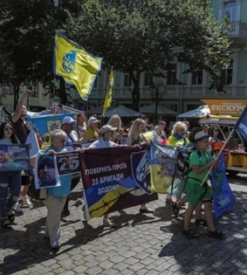 В Одесі маршем підтримали полонених захисників України