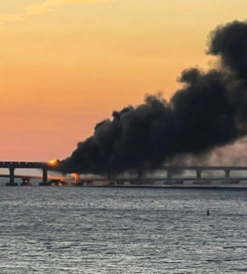 ЗСУ завдали ракетного удару по Чонгарському мосту —росЗМІ (ФОТО)