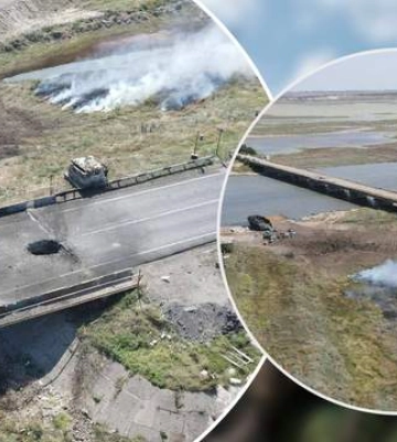 У ЗСУ підтвердили влучання по мосту через протоку Тонка і назвали мету