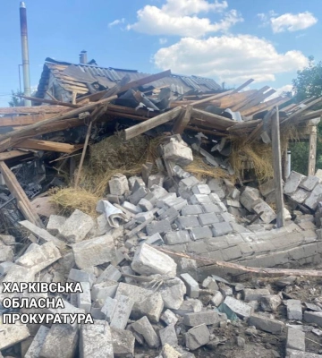 Обстріли Харківщини: одна людина загинула, четверо отримали поранення