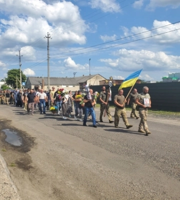 На Волині провели в останню дорогу Героя Сергія Ткачука 
