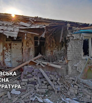 Ворог обстріляв Куп’янщину: пошкоджено будинки, горів ліс – прокуратура 