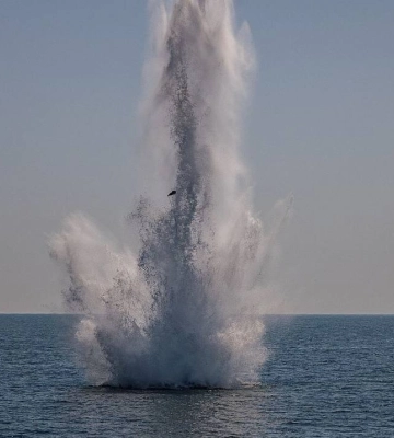 У відкритому морі вибухнула міна, яку несло до узбережжя Одещини