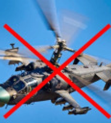 Российский вертолет Ка-52 сбит возле Работино