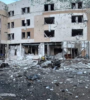 Російські війська обстріляли Запоріжжя. Є загиблий та постраждалі