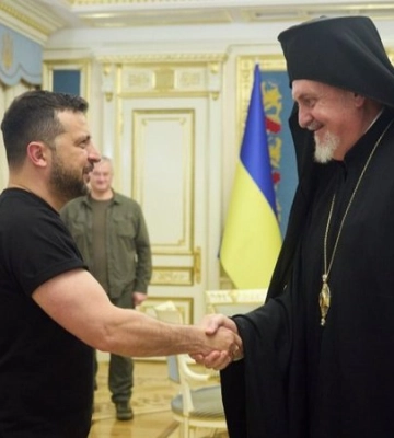 Зеленський зустрівся з представником Вселенського патріархату: обговорювали повернення українських дітей