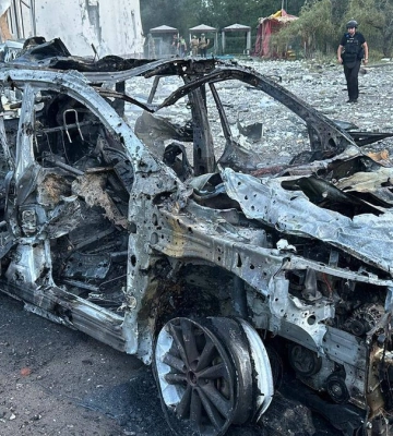 Один погибший и 9 раненых в результате ракетного удара по Запорожью
