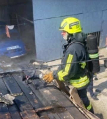 У Костополі горів житловий будинок