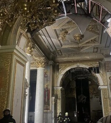 Уряд Італії допоможе відновити собор в Одесі, у який росіяни вдарили ракетою