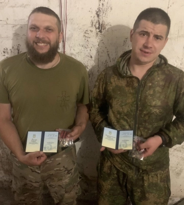 &quot;Золотий хрест&quot; від Залужного: двоє військових із Волині отримали відзнаки