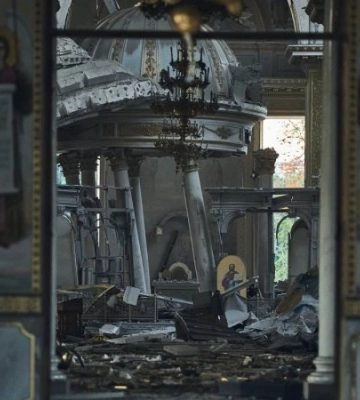 Уряд Італії допоможе відновити собор в Одесі, у який росіяни вдарили ракетою