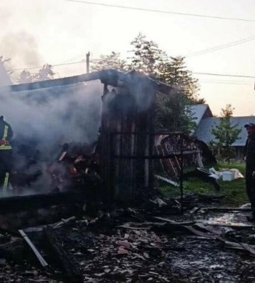 На Львівщині сталася виникла в господарській будівлі