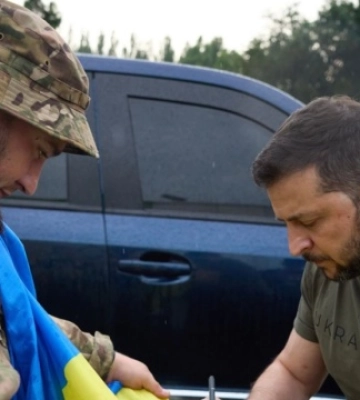 Зеленський поспілкувався із бійцями тероборони, які воювали біля Бахмута