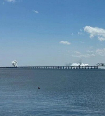 Оккупанты заявили об атаке на Крымский мост