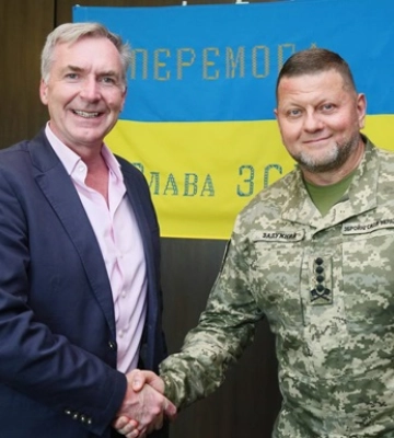 Залужный встретился с британским коллегой